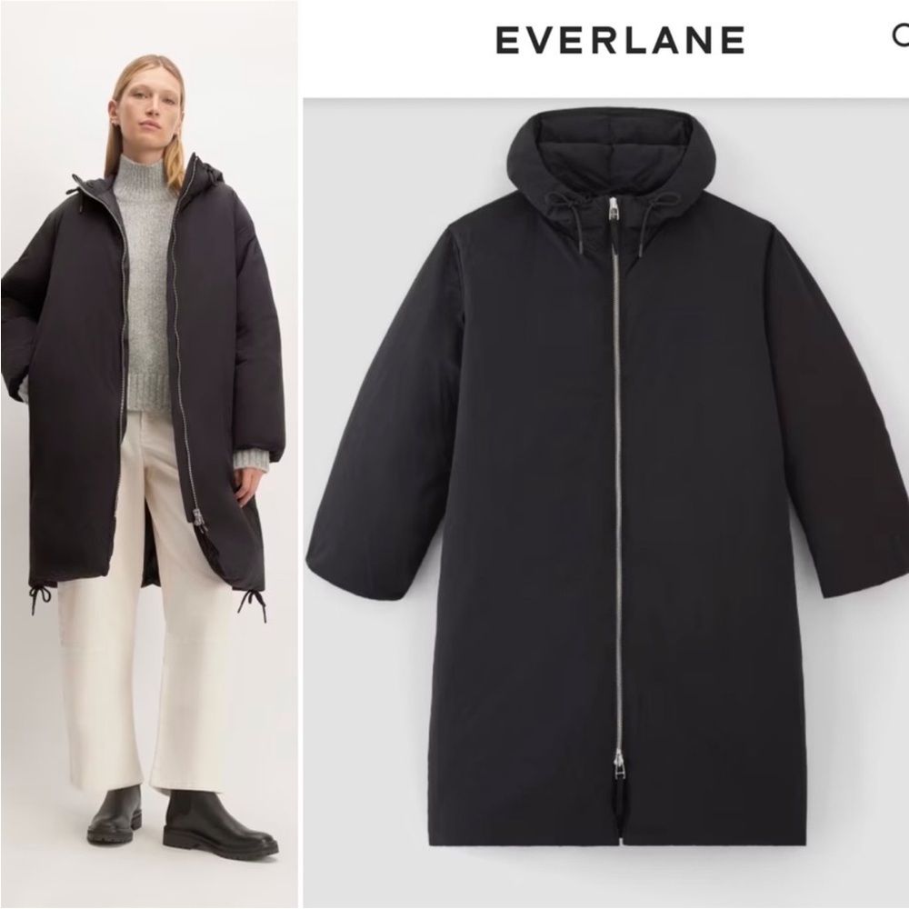 EVERLANE The Long Re:Down Puffer Coat Size L